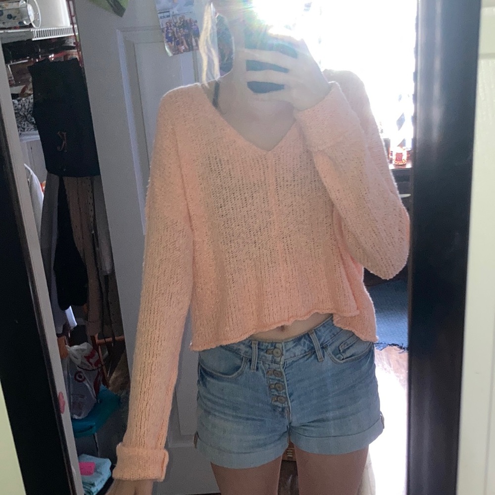 Cropped peachy pac sun sweater